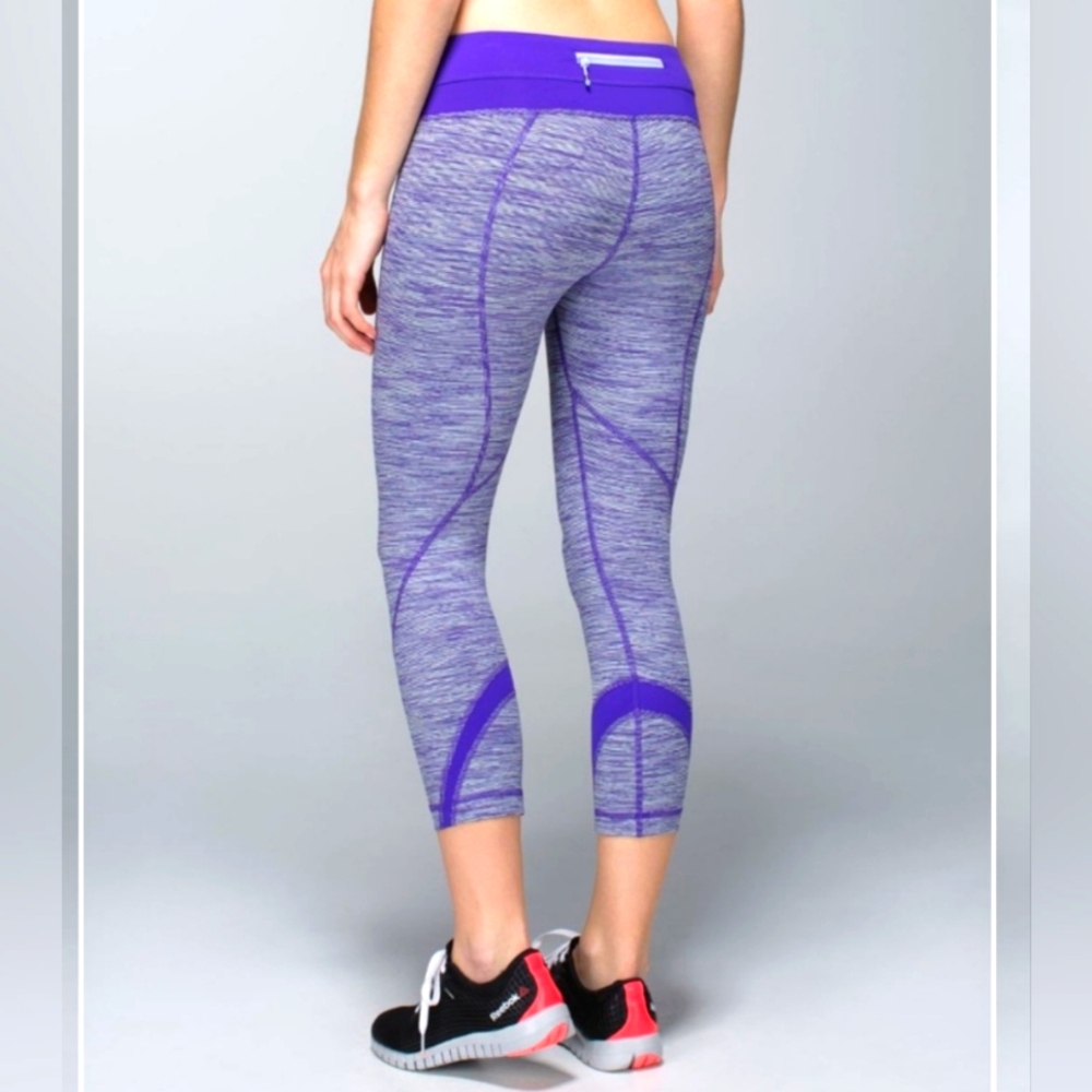 Lululemon Run Inspire Crop II Luxtreme Womans Size 6